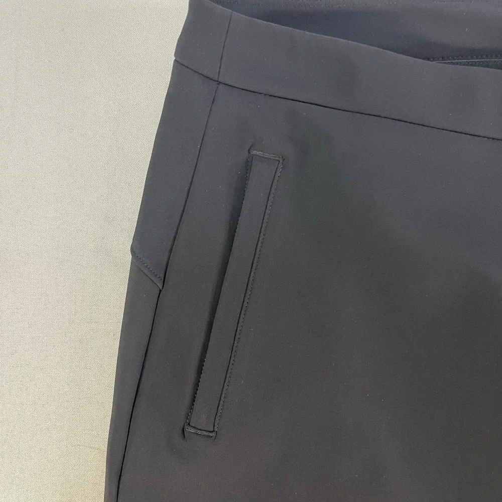 Lululemon Womens Pants Black Slim Stretch Travel Commuter Everyday Pant Size 10